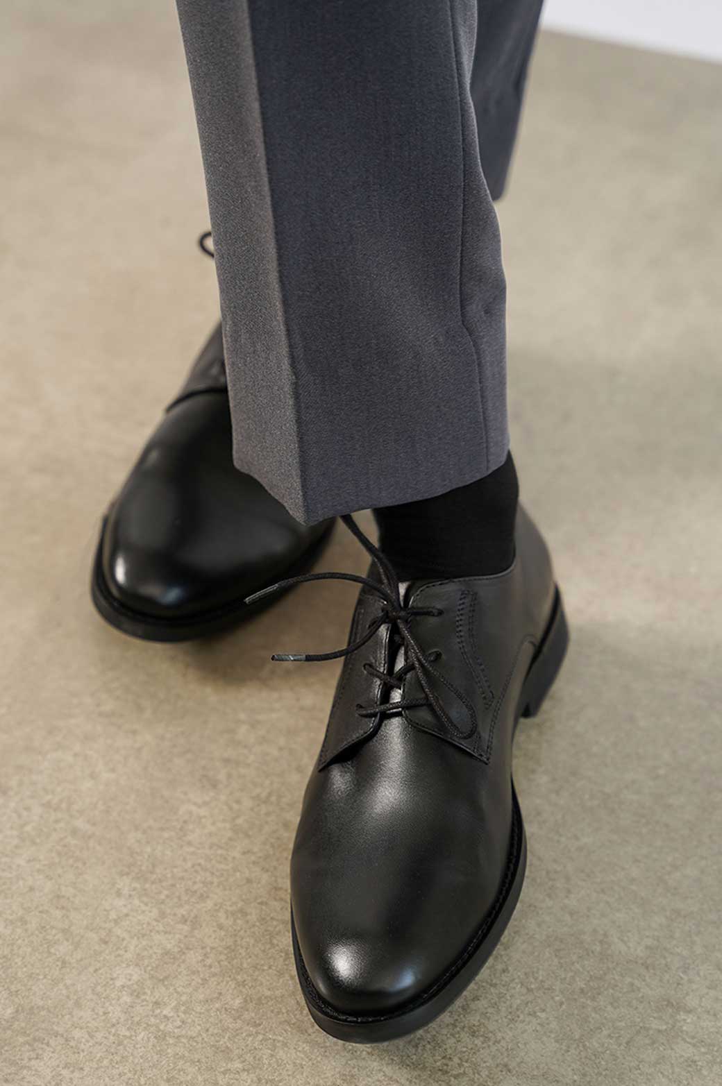 GREY CLASSIC SUIT TROUSERS
