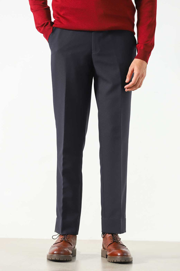 NAVY CLASSIC SUIT TROUSERS