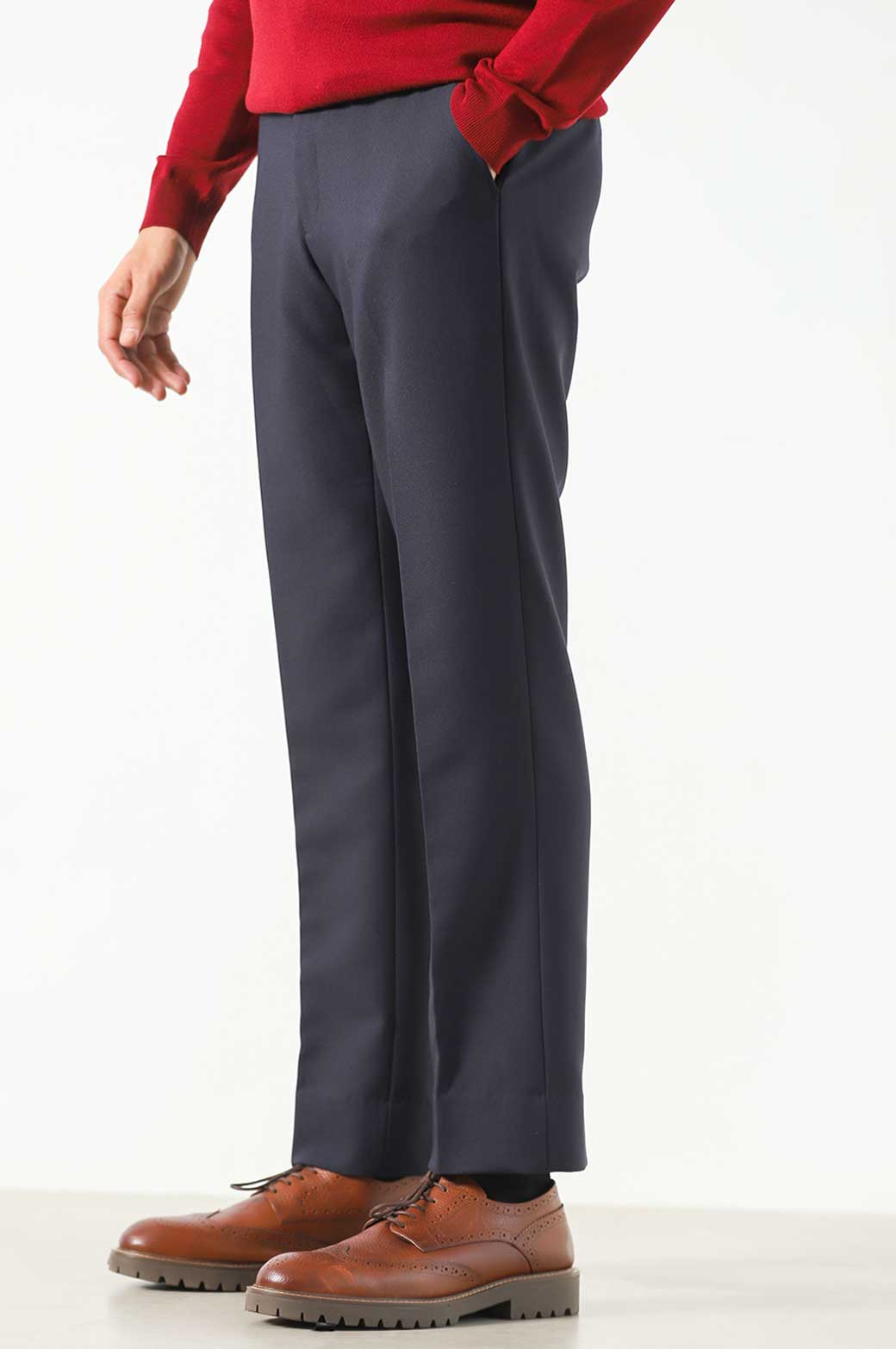 NAVY CLASSIC SUIT TROUSERS