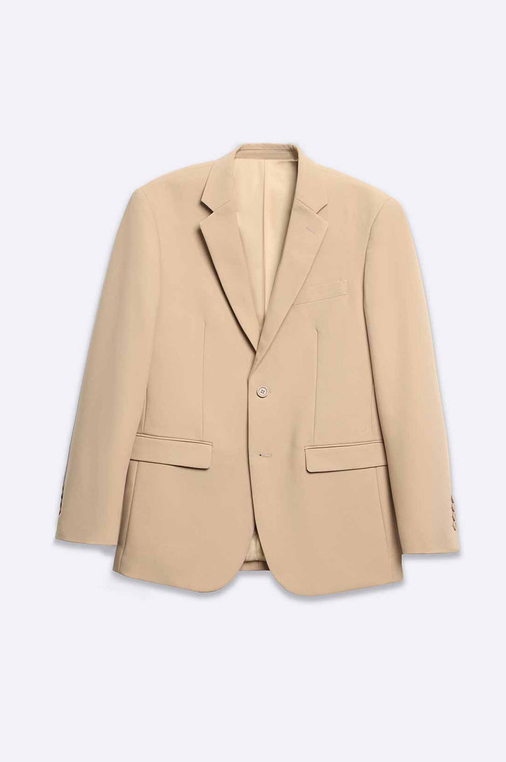 BEIGE TAILORED FIT BLAZER