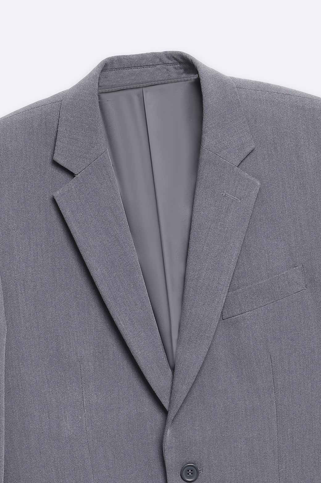 GREY TAILORED FIT BLAZER