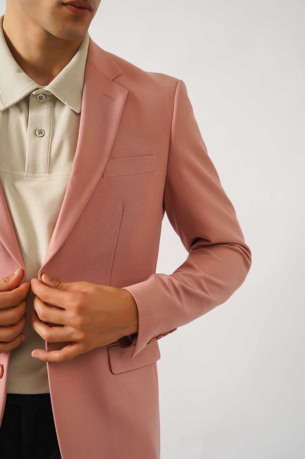 PINK TAILORED FIT BLAZER
