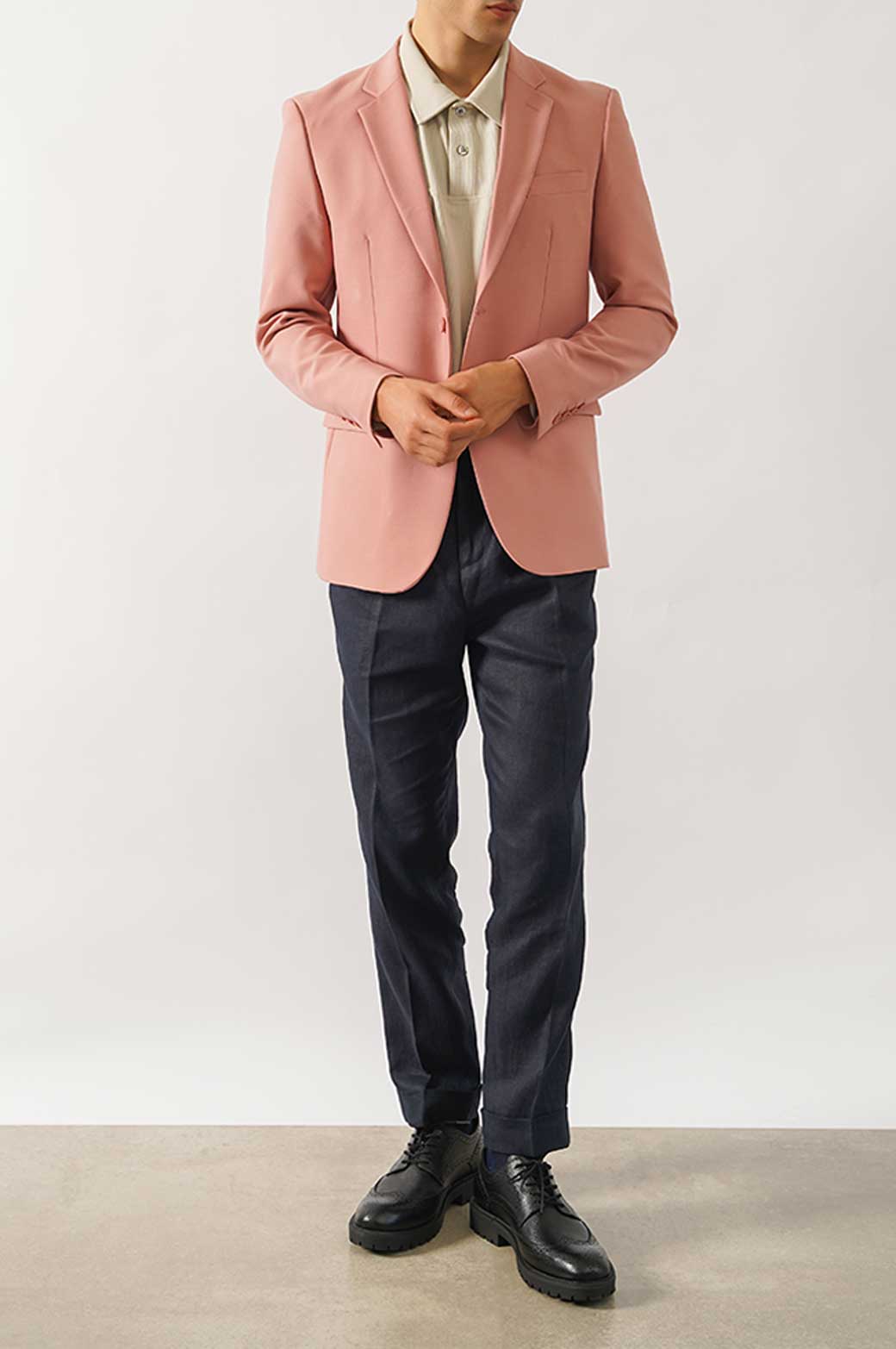 PINK TAILORED FIT BLAZER