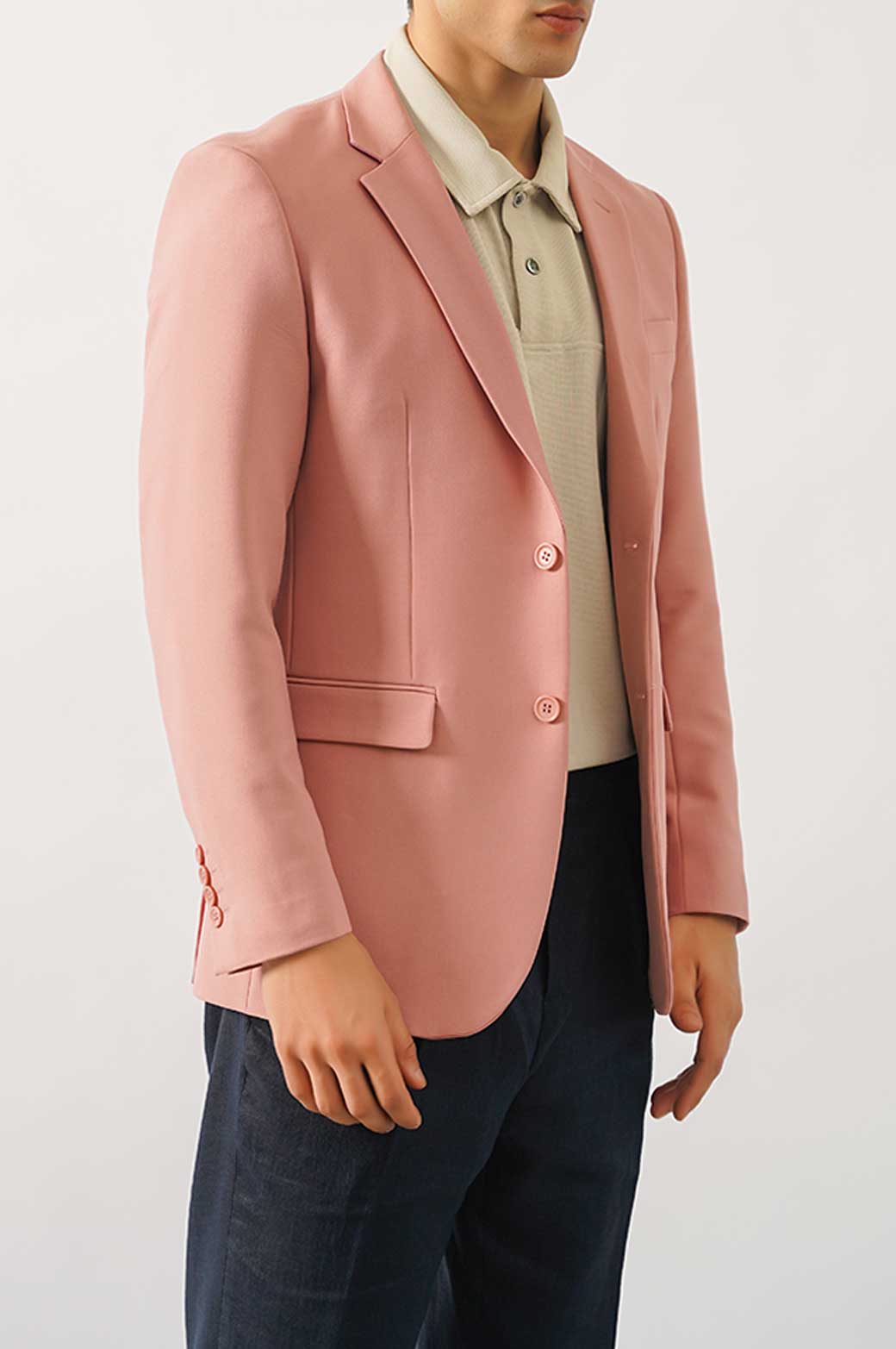 PINK TAILORED FIT BLAZER