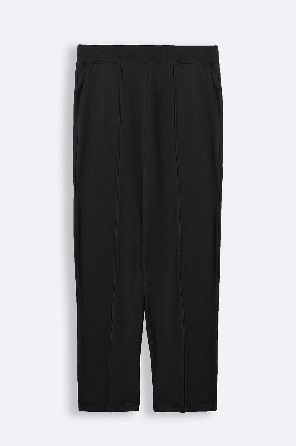 BLACK STRAIGHT FIT TROUSER