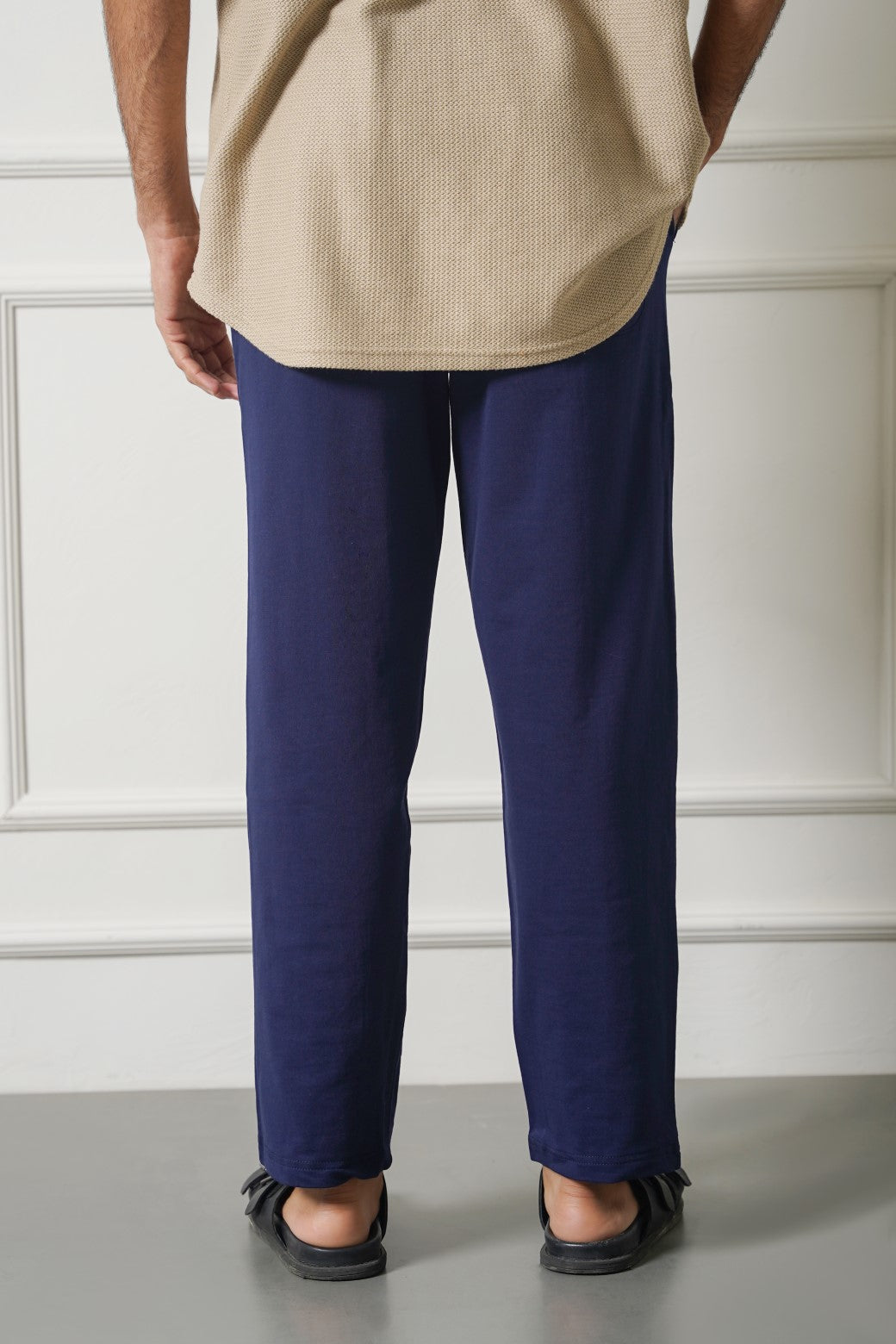 NAVY STRAIGHT FIT TROUSER