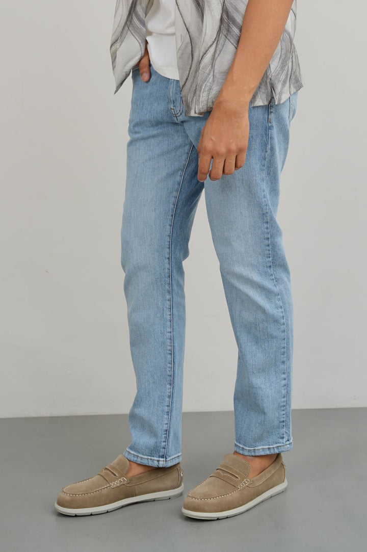 LIGHT BLUE CLASSIC STRAIGHT JEANS