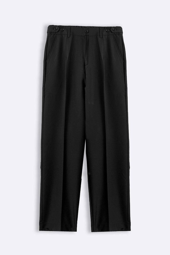 BLACK ADJUSTABLE PANTS