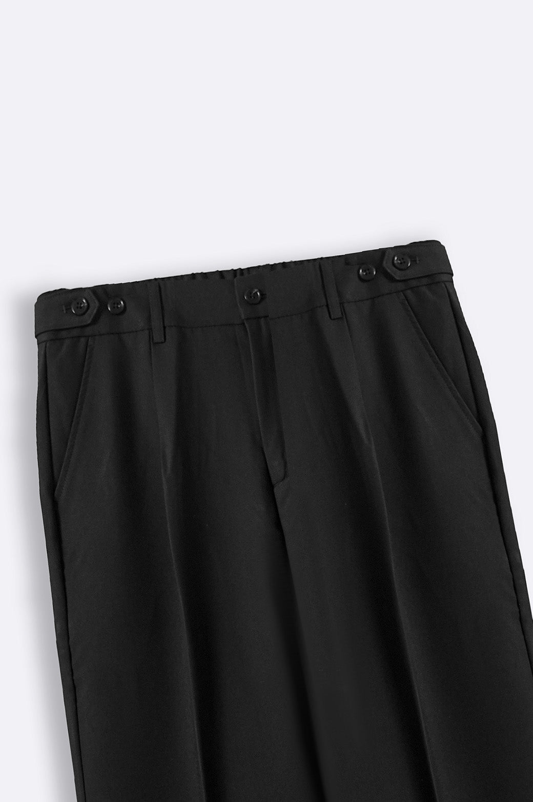 BLACK ADJUSTABLE PANTS