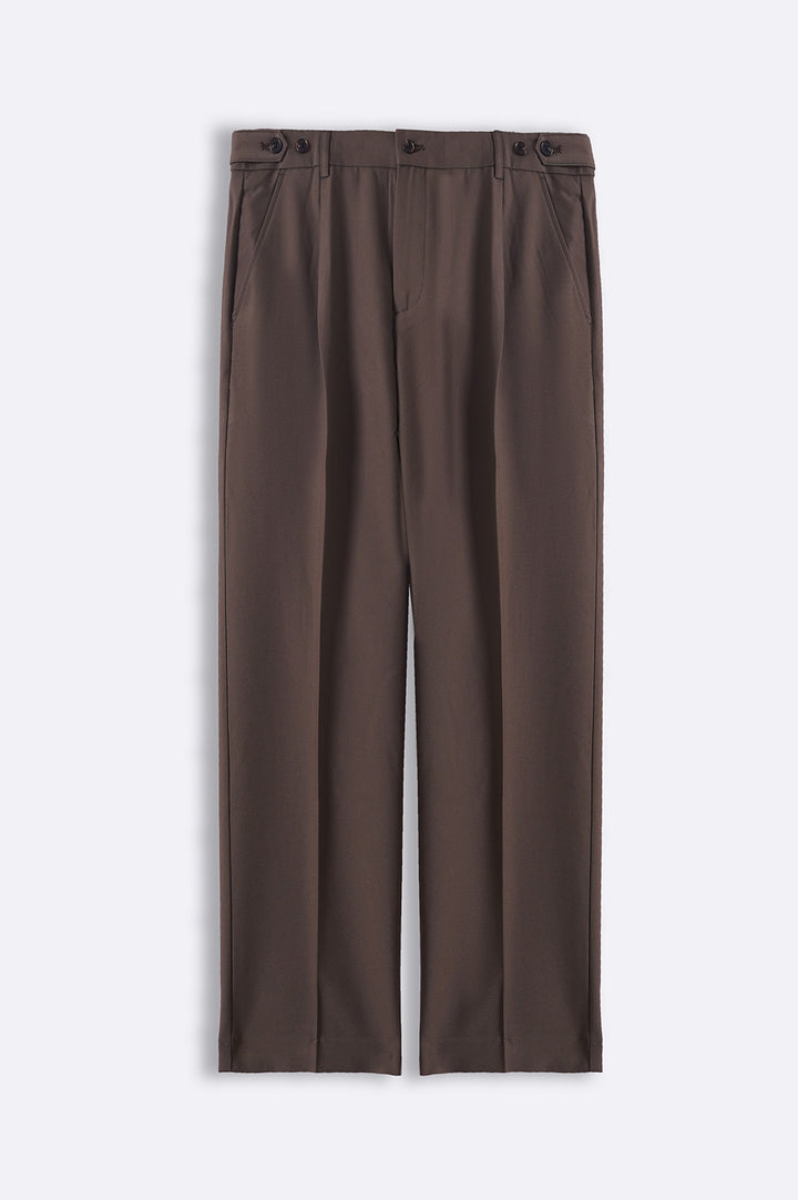 BROWN ADJUSTABLE PANTS