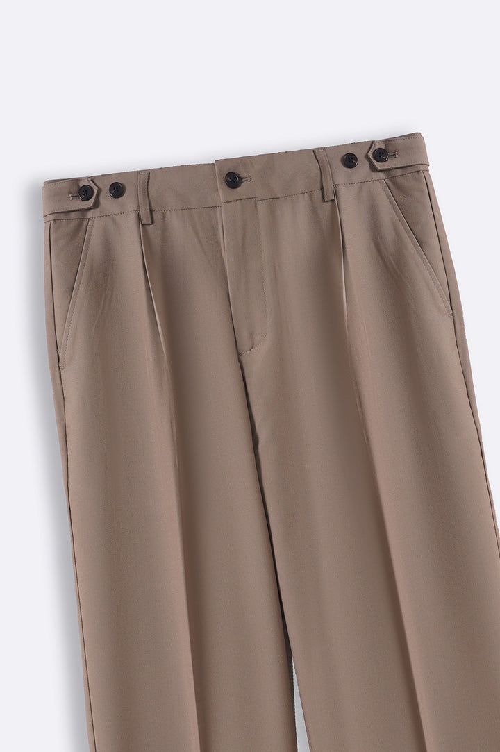 KHAKI ADJUSTABLE PANTS