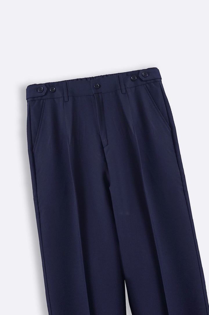 NAVY ADJUSTABLE PANTS