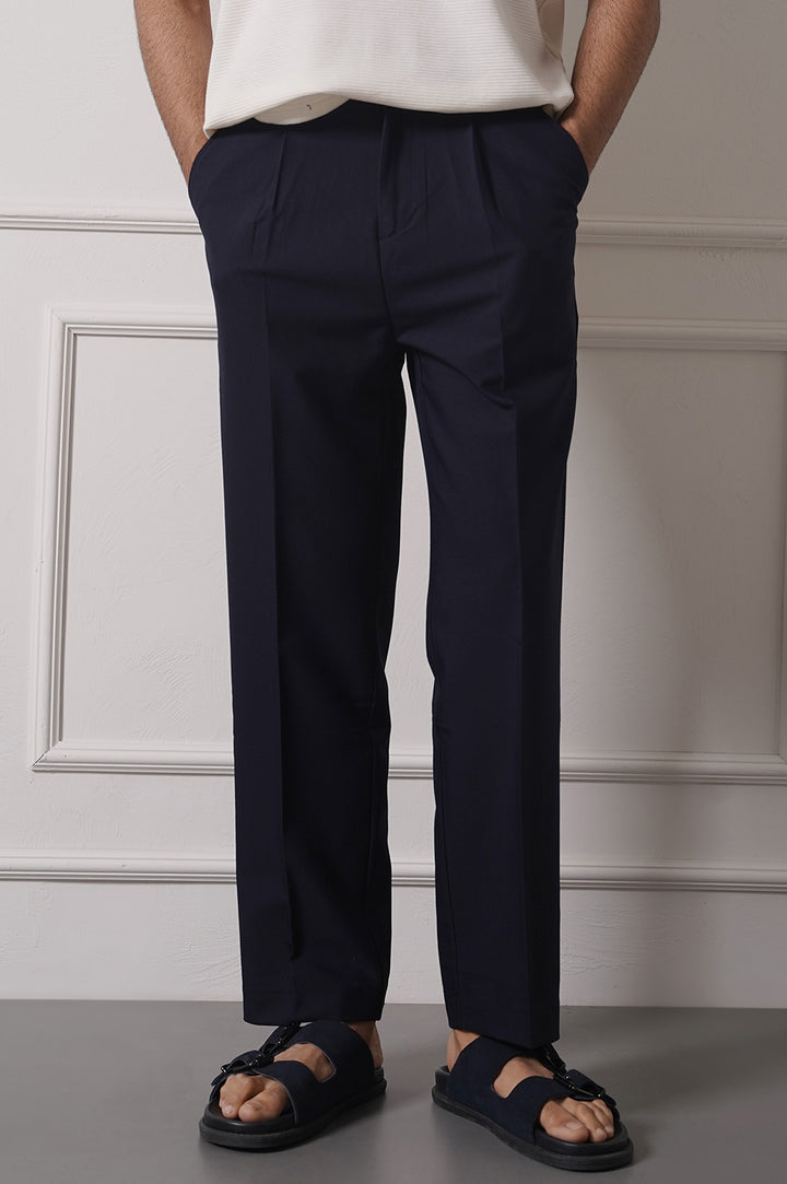 NAVY ADJUSTABLE PANTS