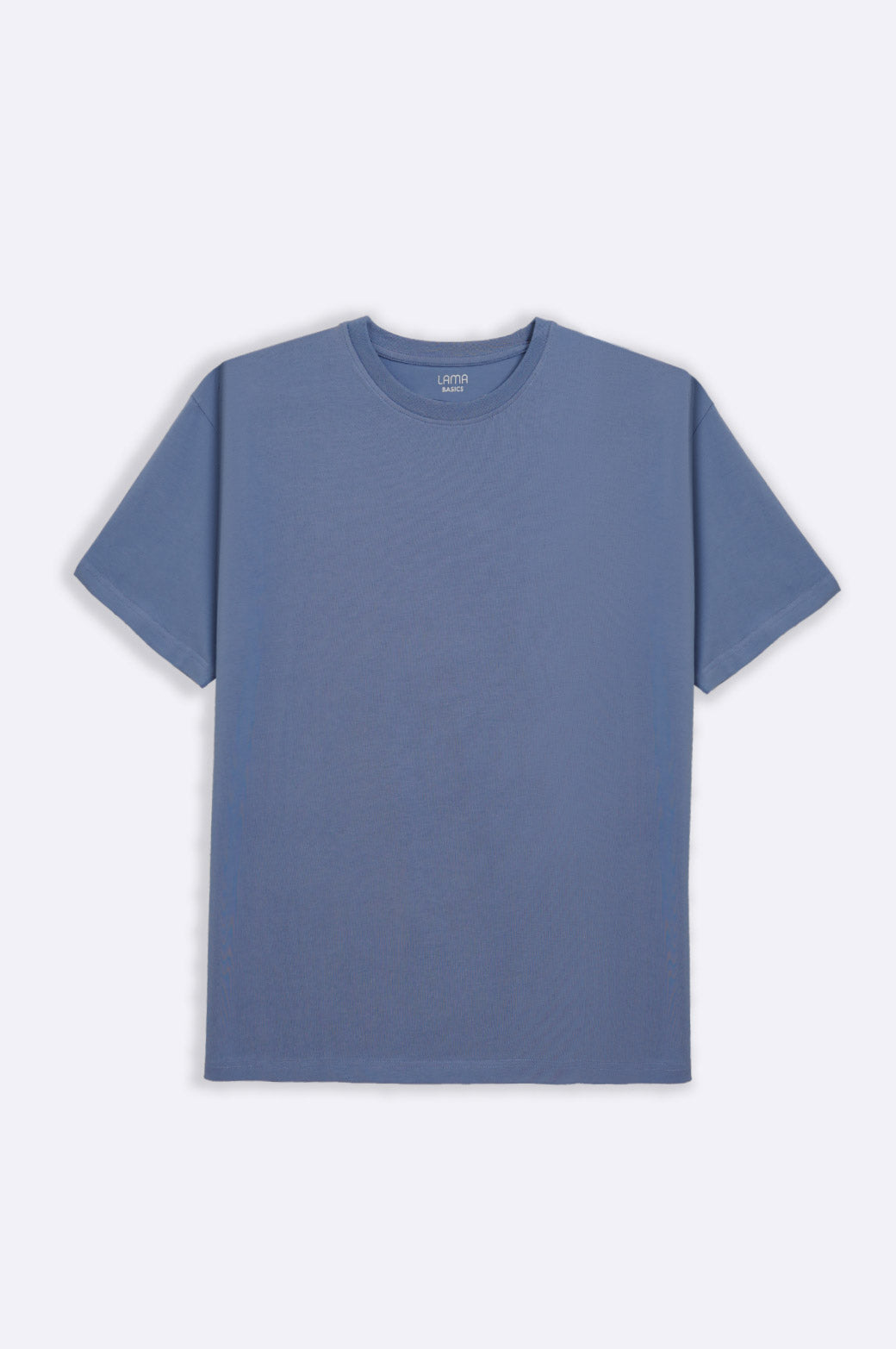 LIGHT BLUE ROUND NECK T-SHIRT