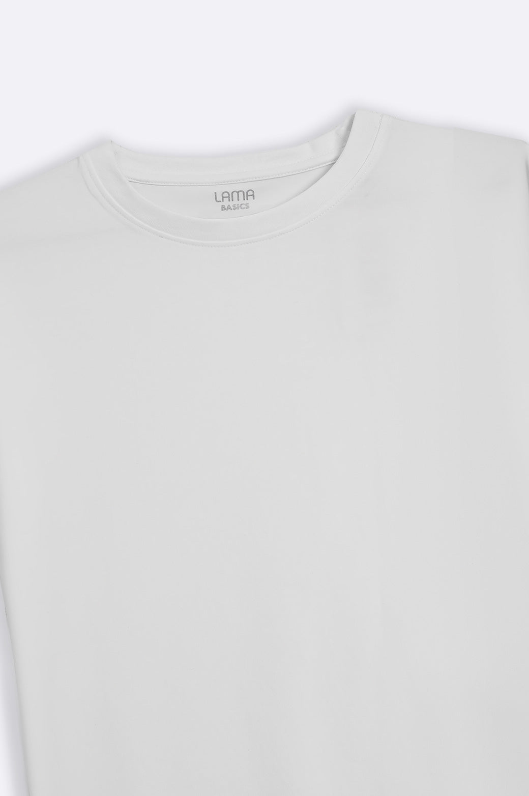 WHITE ROUND NECK T SHIRT