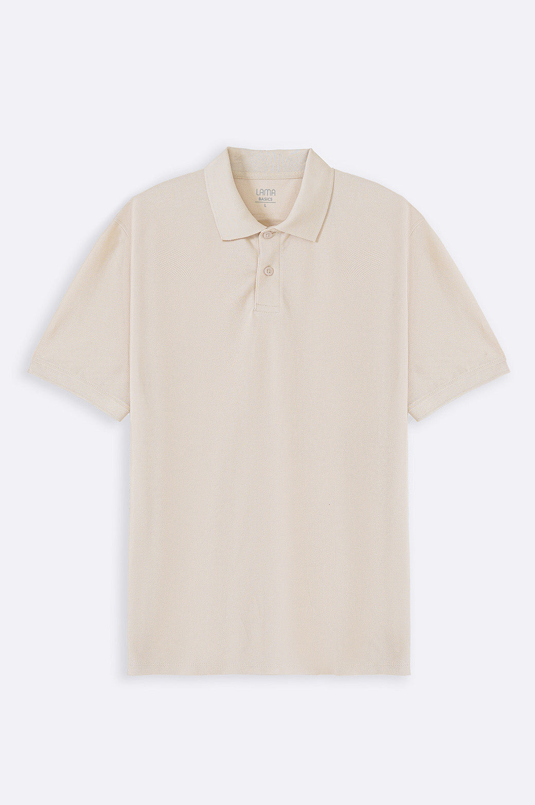 BEIGE PIQUE POLO