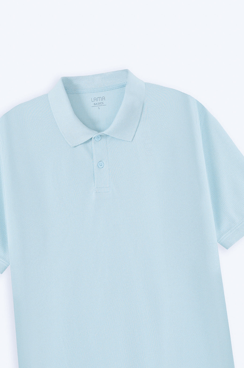 SKY BLUE PIQUE POLO