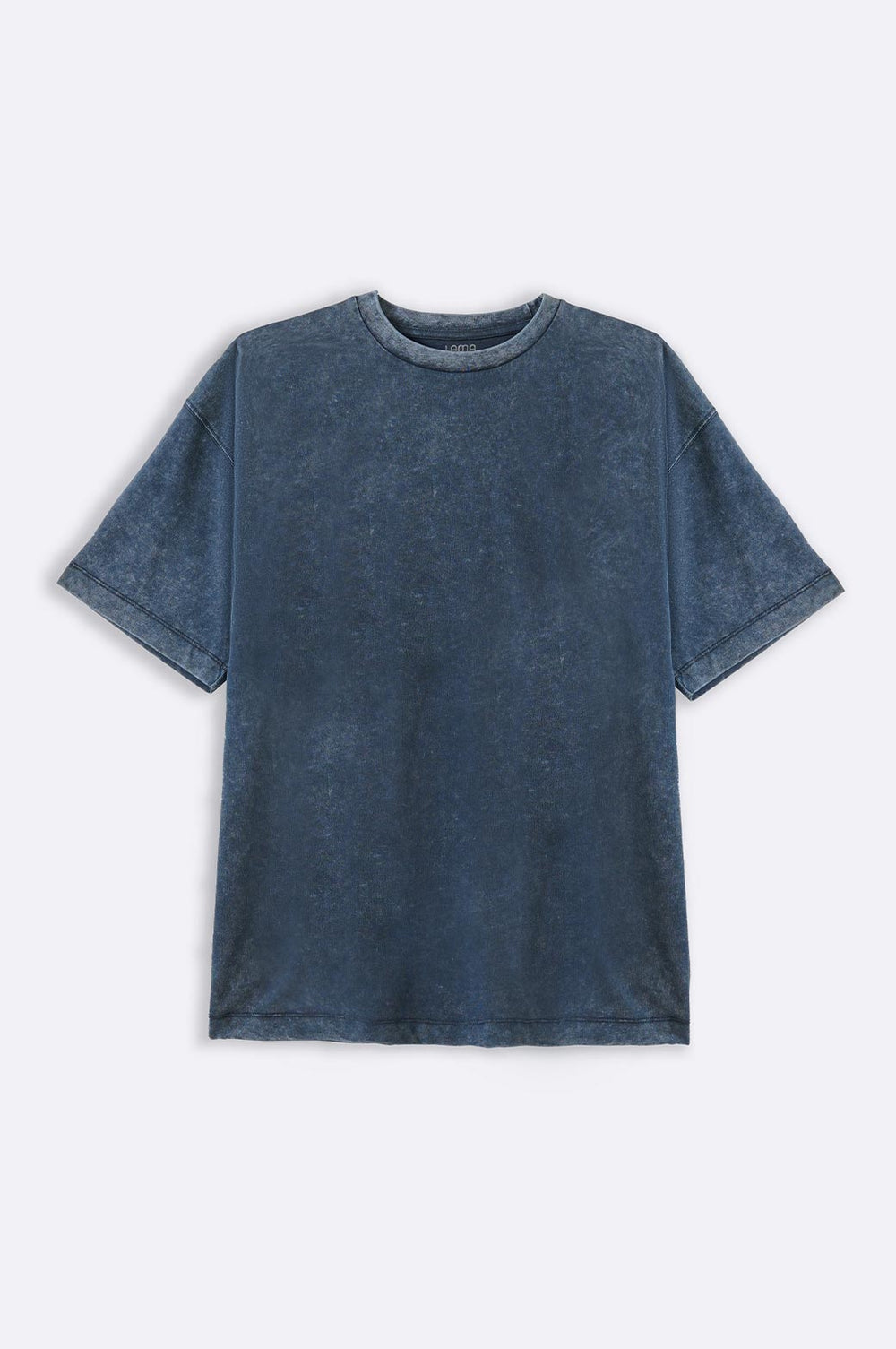 NAVY WASHED LOOSE FIT T-SHIRT