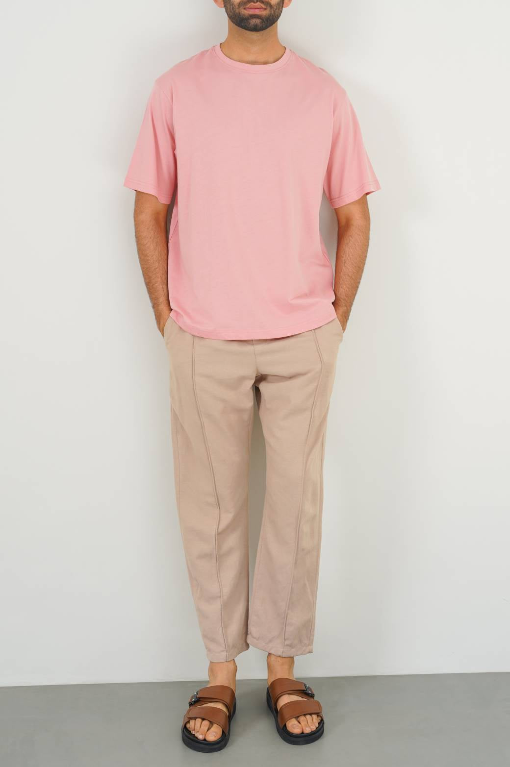 DIRTY PINK BASIC TEE