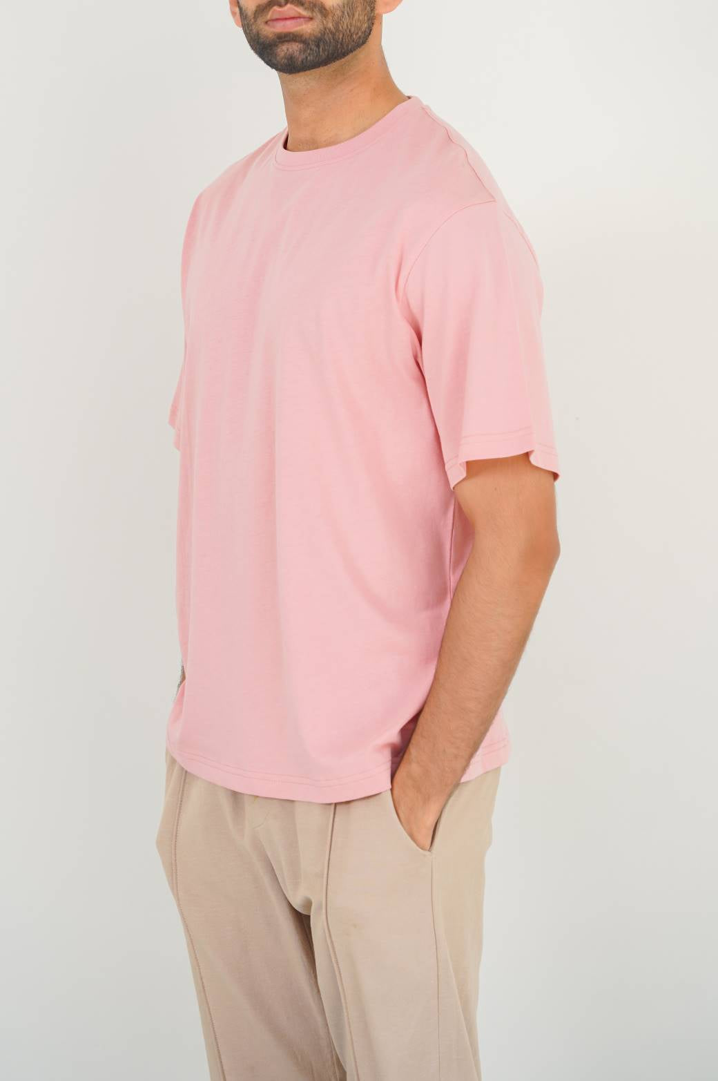 DIRTY PINK BASIC TEE