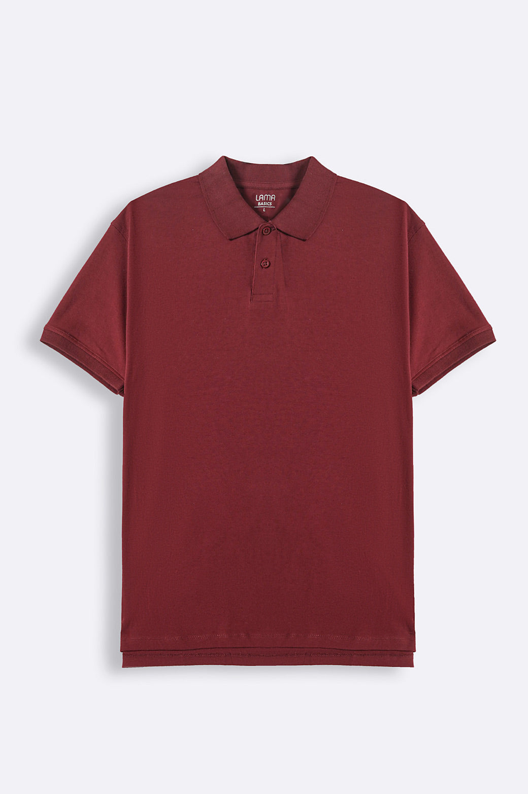 BURGANDY KNITTED POLO