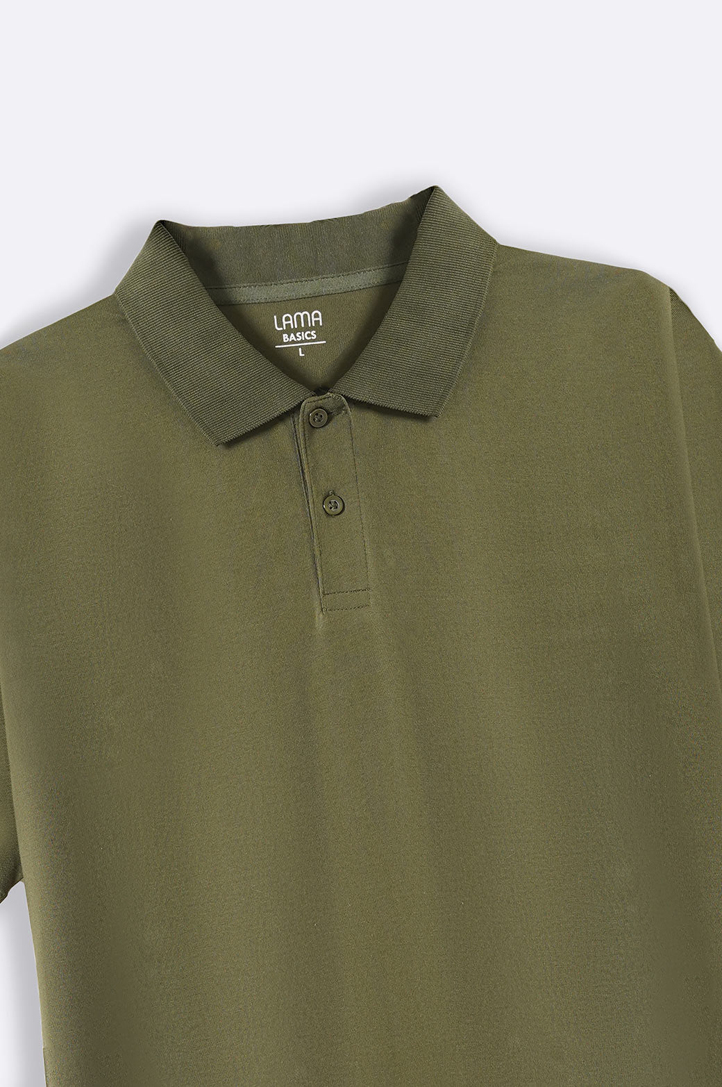 DARK OLIVE KNITTED POLO