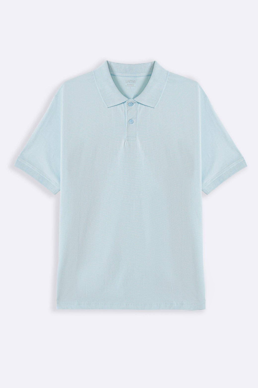 SKY BLUE KNITTED POLO