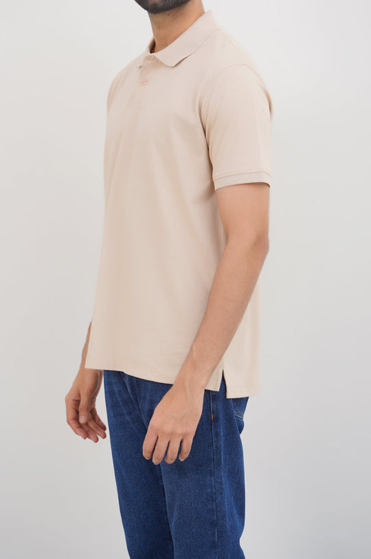 BEIGE BASIC POLO