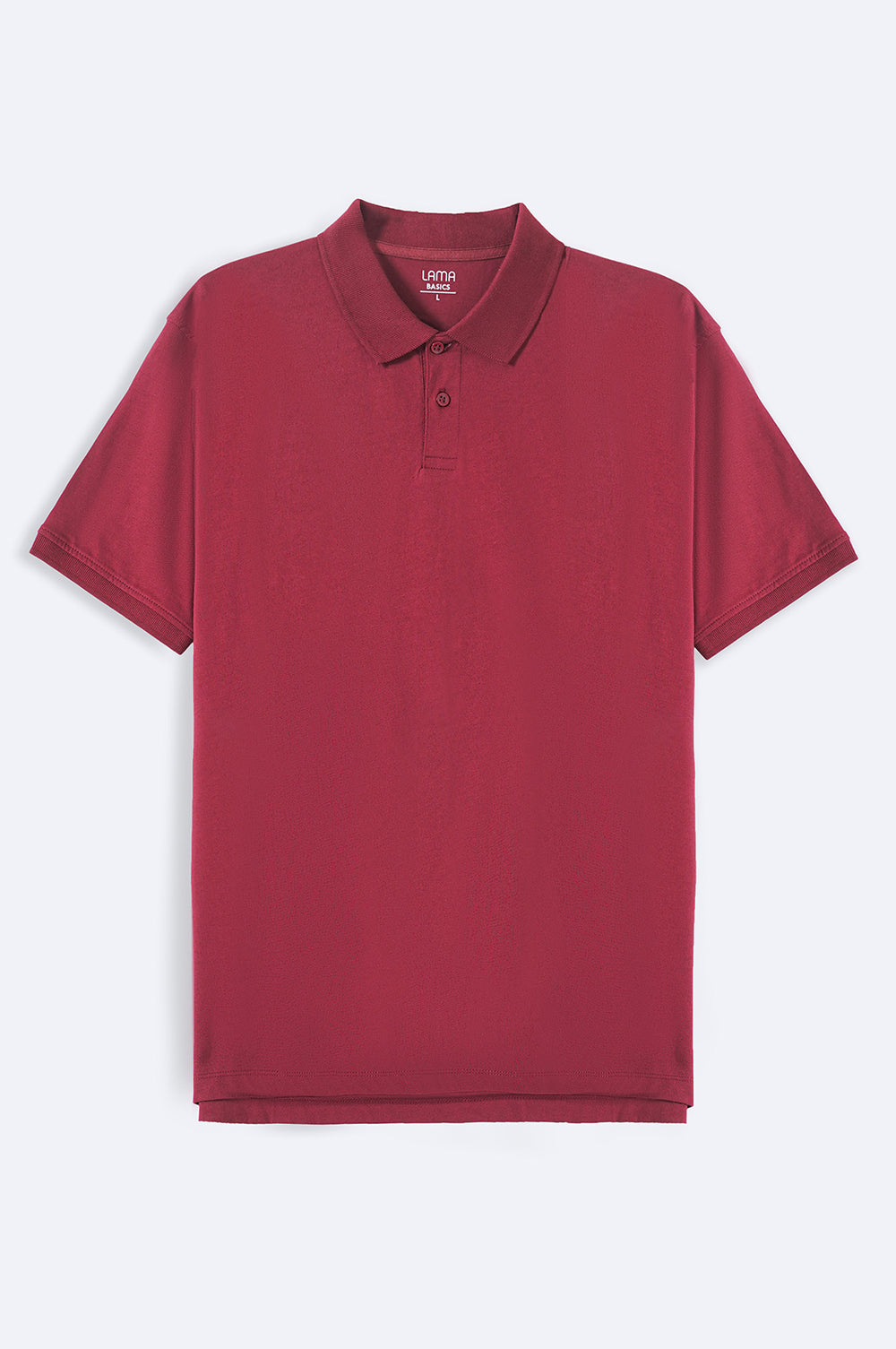 BURGANDY BASIC POLO