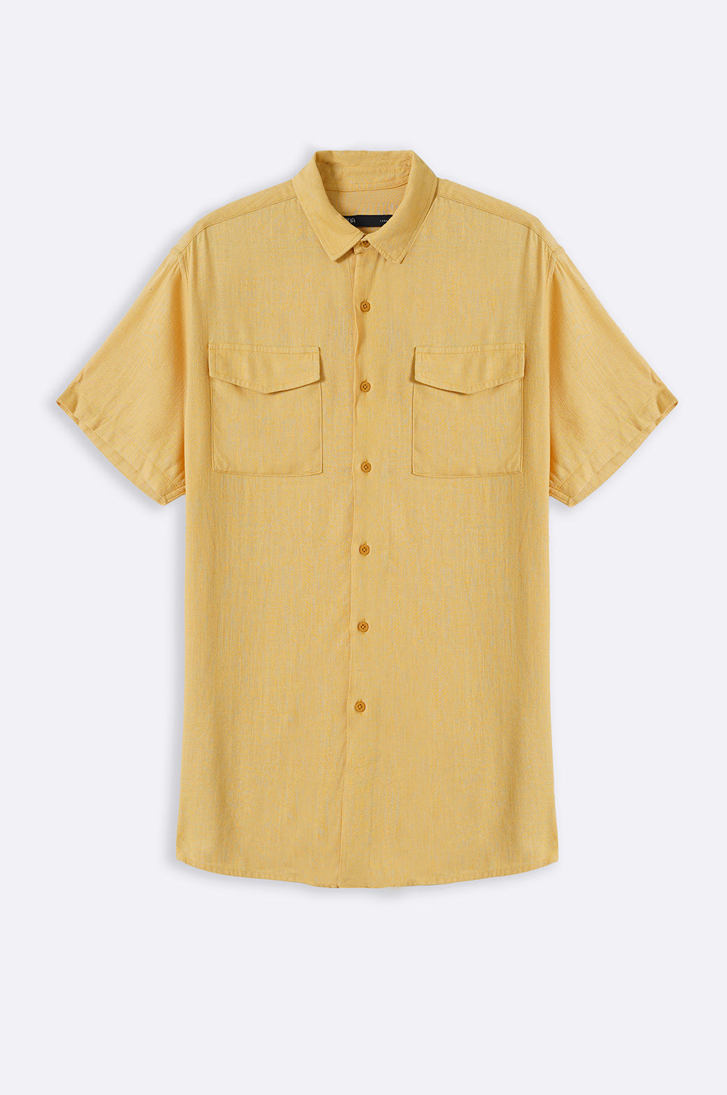 MUSTARD BUTTON DOWN SHIRT