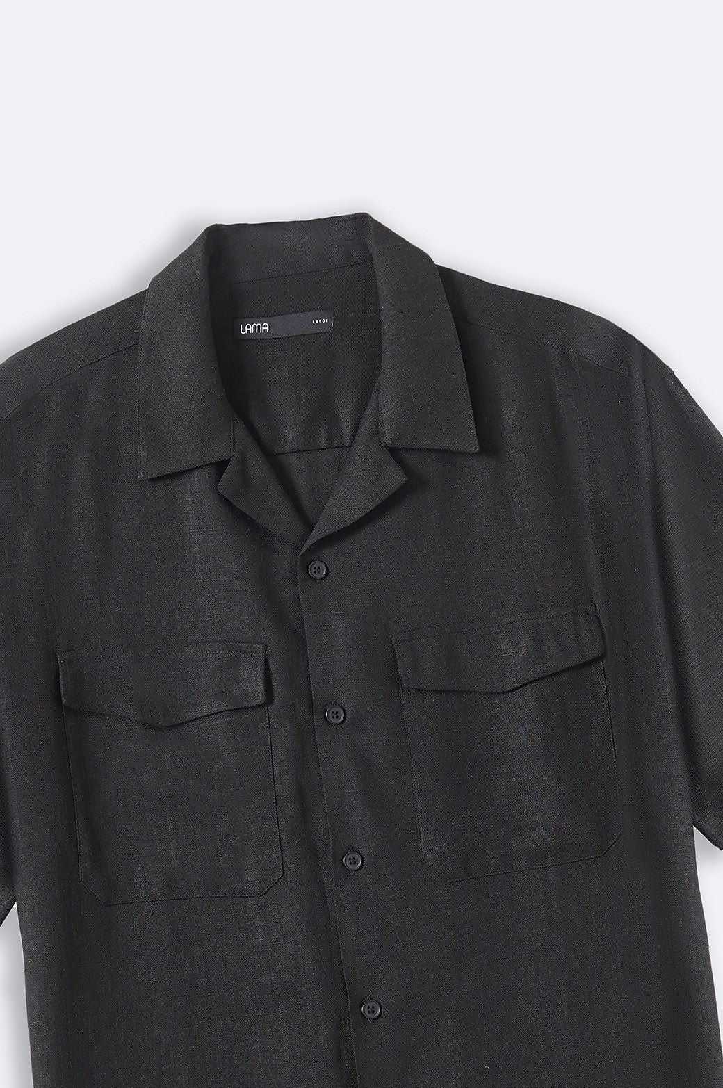 BLACK SAFARI SHIRT