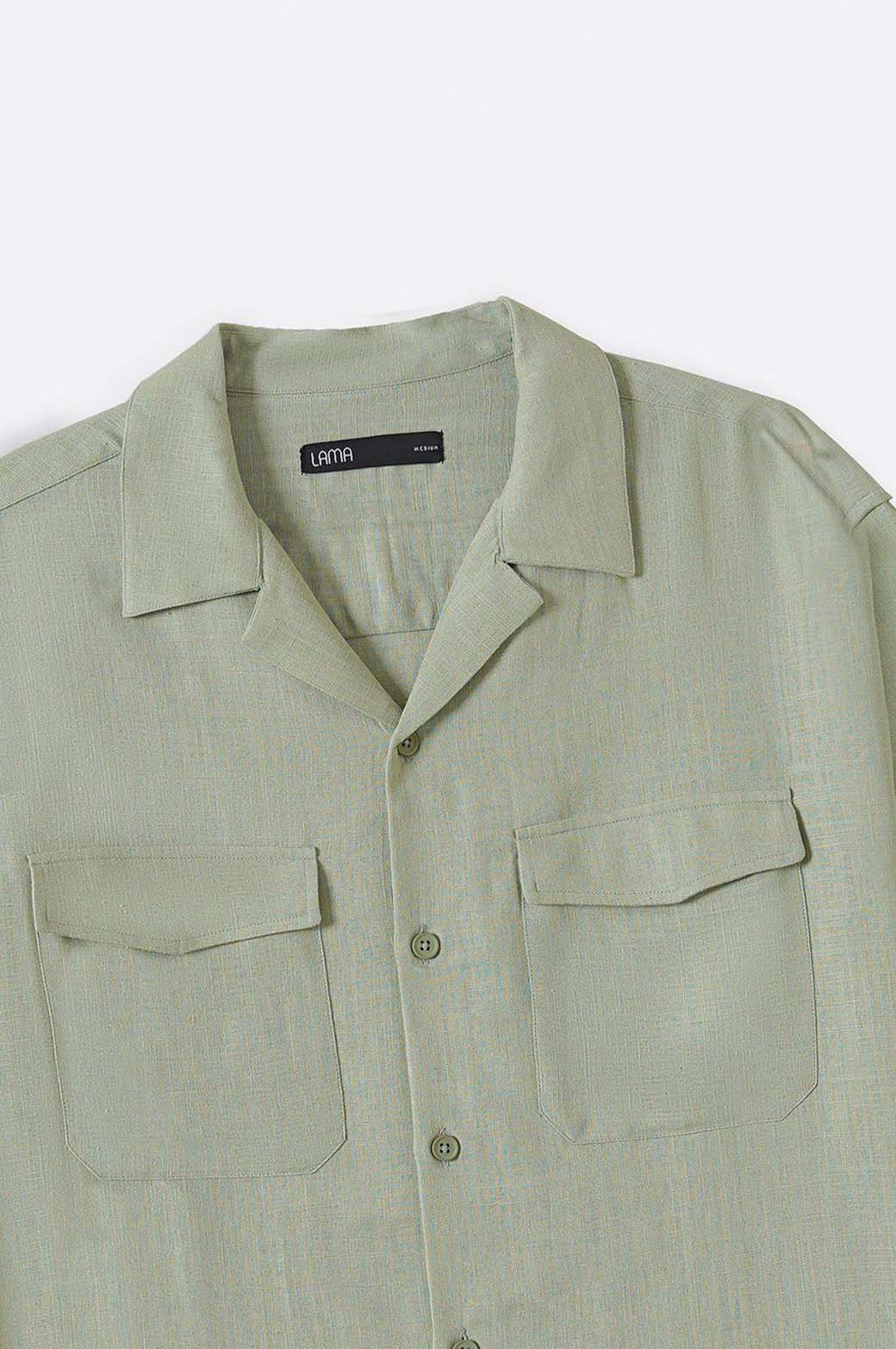 MATCHA GREEN SAFARI SHIRT