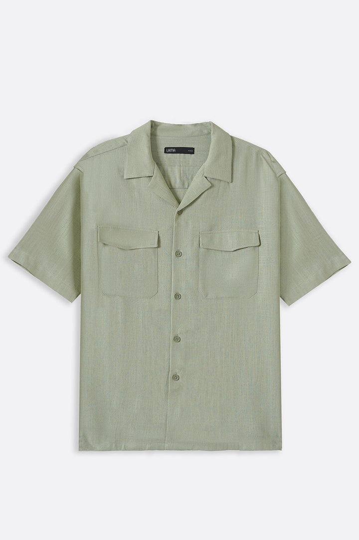 MATCHA GREEN SAFARI SHIRT