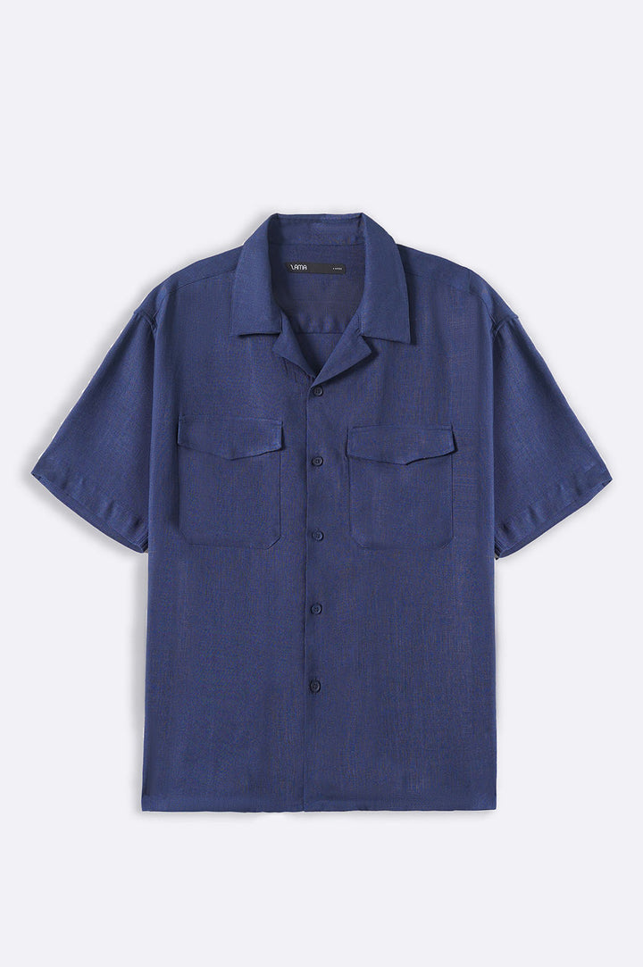 NAVY SAFARI SHIRT