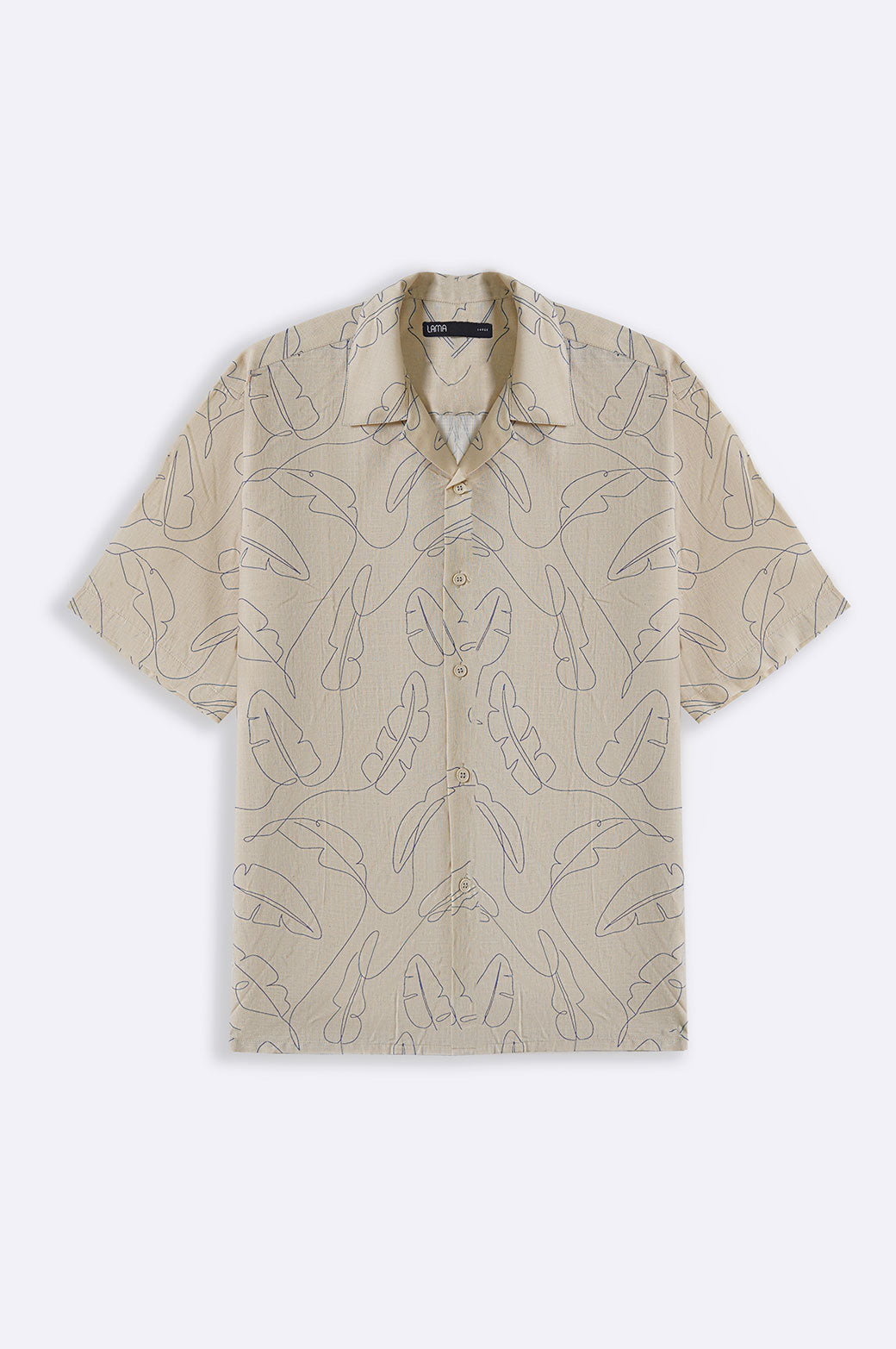 ECR LEAF SCRIBBLE SAFARI SHIRT