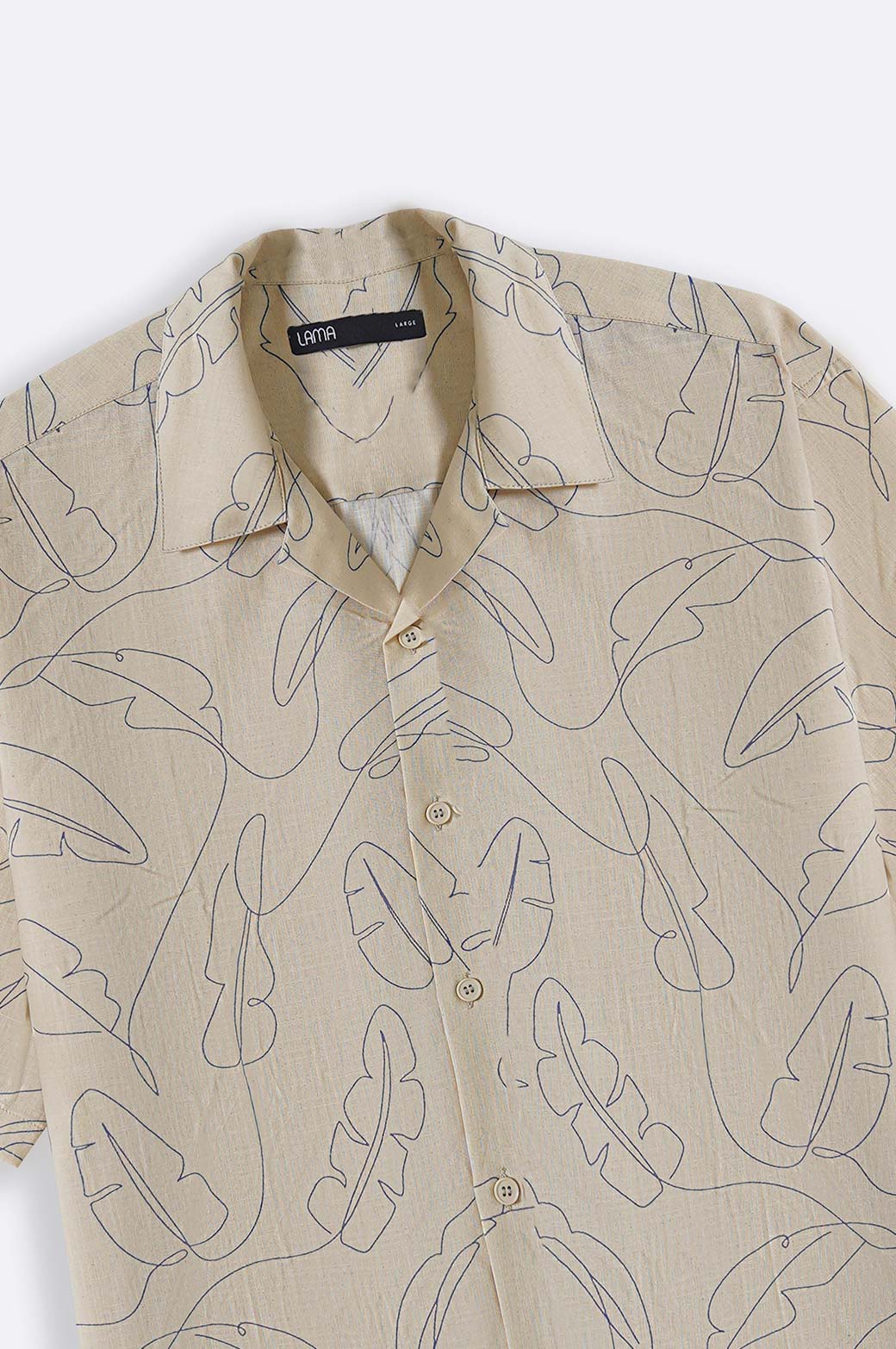 ECR LEAF SCRIBBLE SAFARI SHIRT