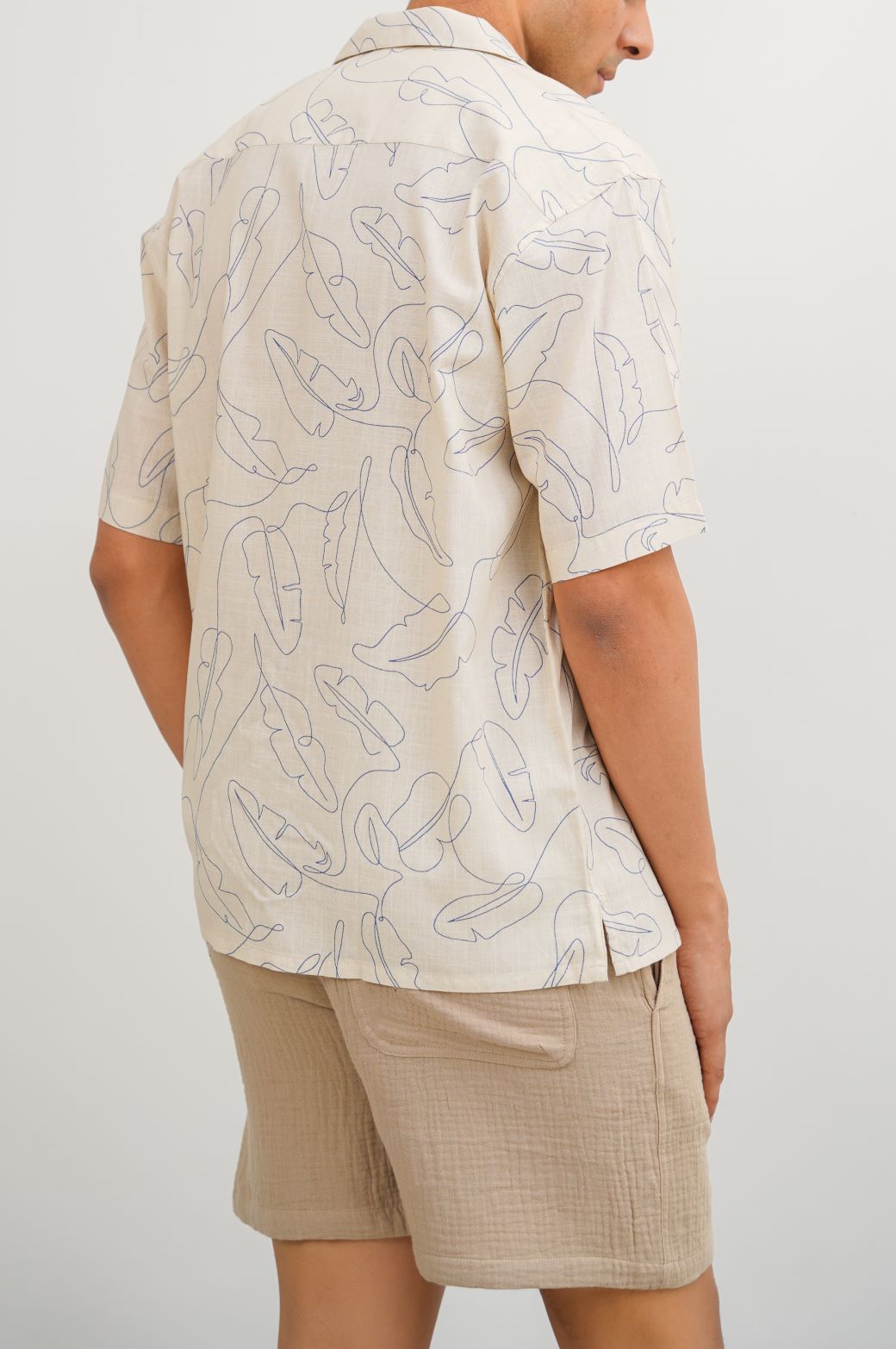 ECR LEAF SCRIBBLE SAFARI SHIRT