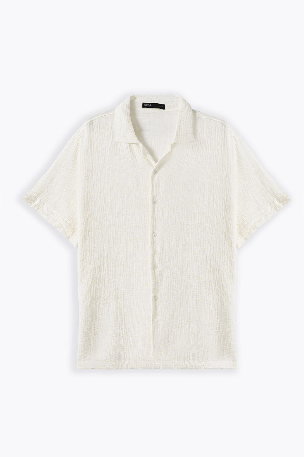 OFF WHITE MUSLIN SAFARI SHIRT