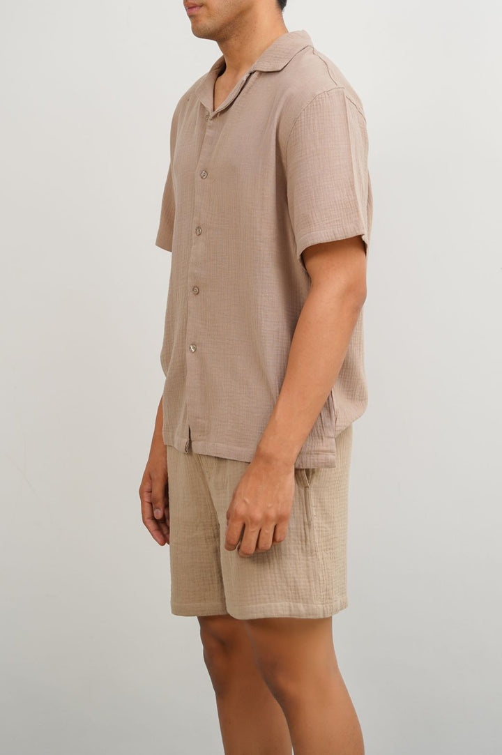 SKIN MUSLIN SAFARI SHIRT