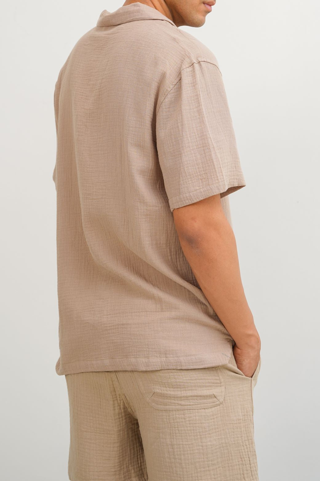 SKIN MUSLIN SAFARI SHIRT