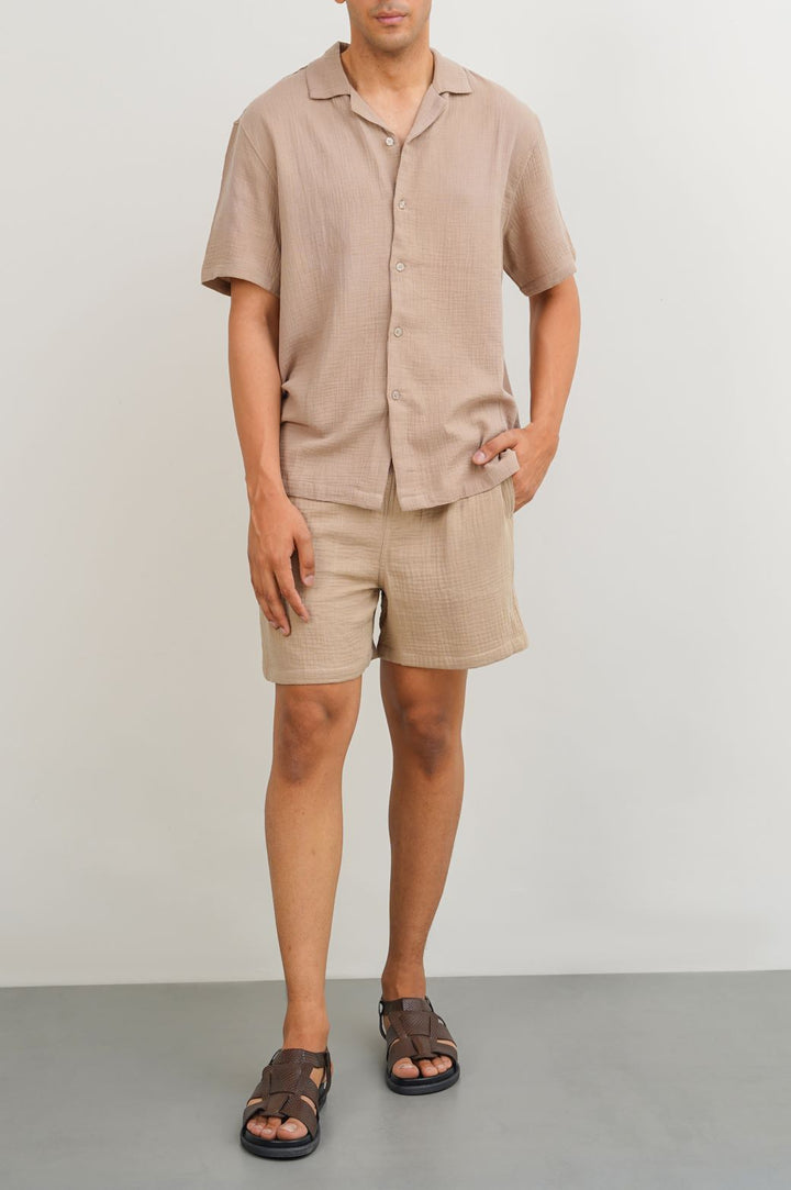 SKIN MUSLIN SAFARI SHIRT