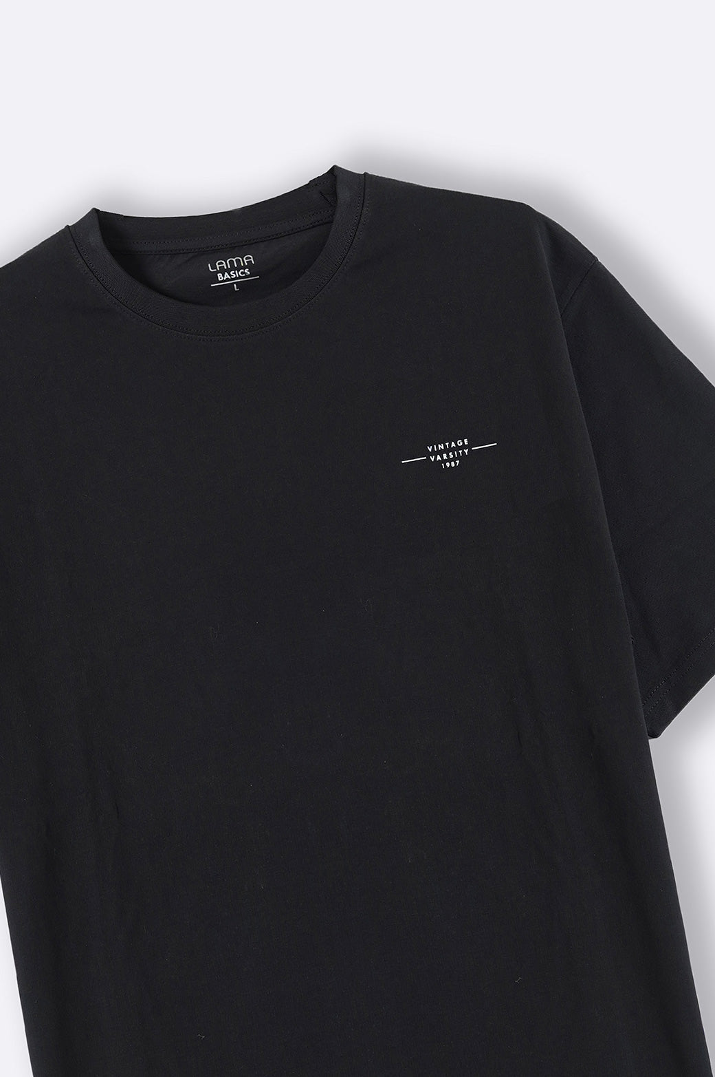 BLACK HEAVY WEIGHT TEE