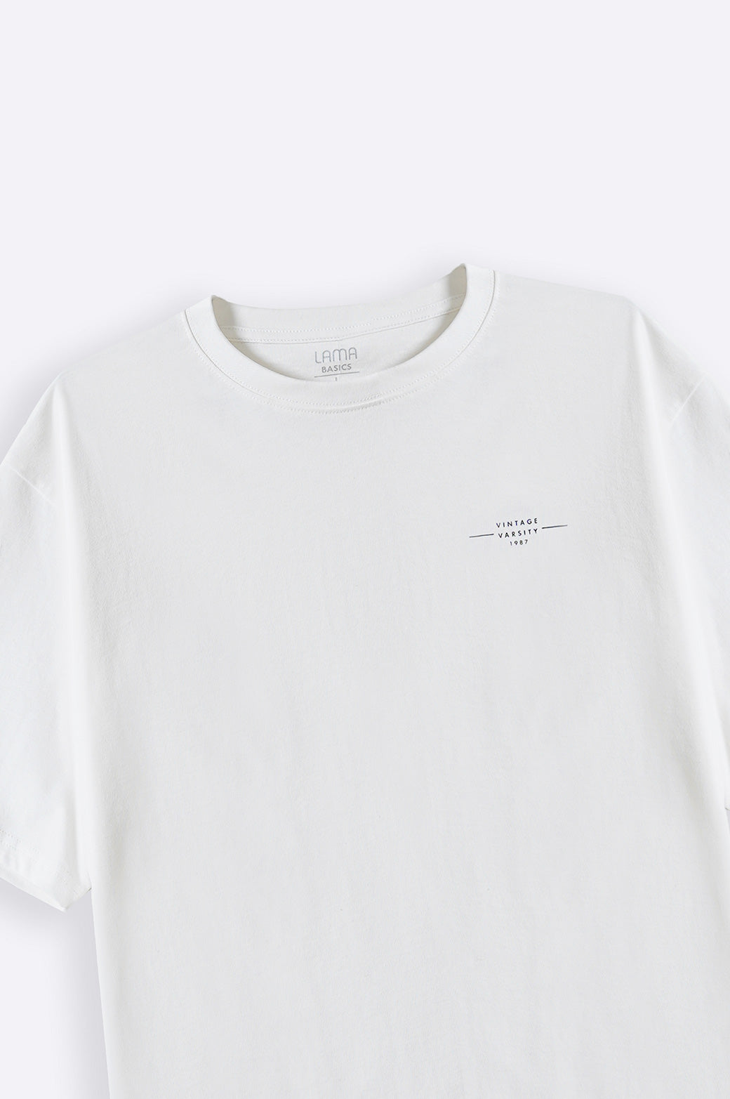 WHITE HEAVY WEIGHT TEE