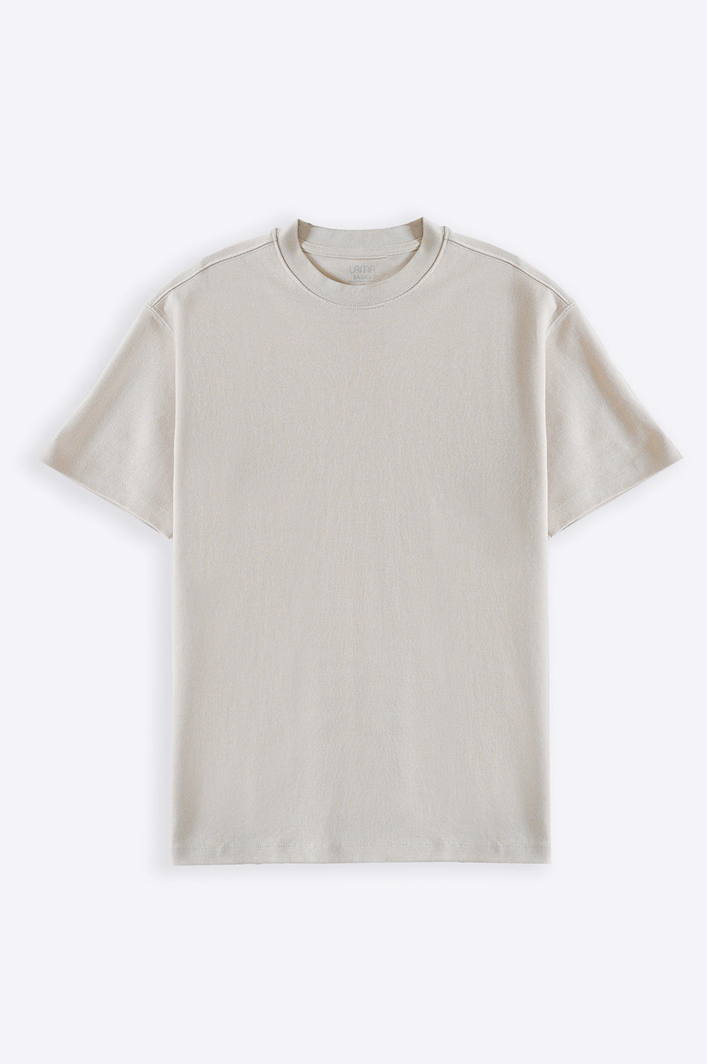 IVORY INTERLOCK TEE