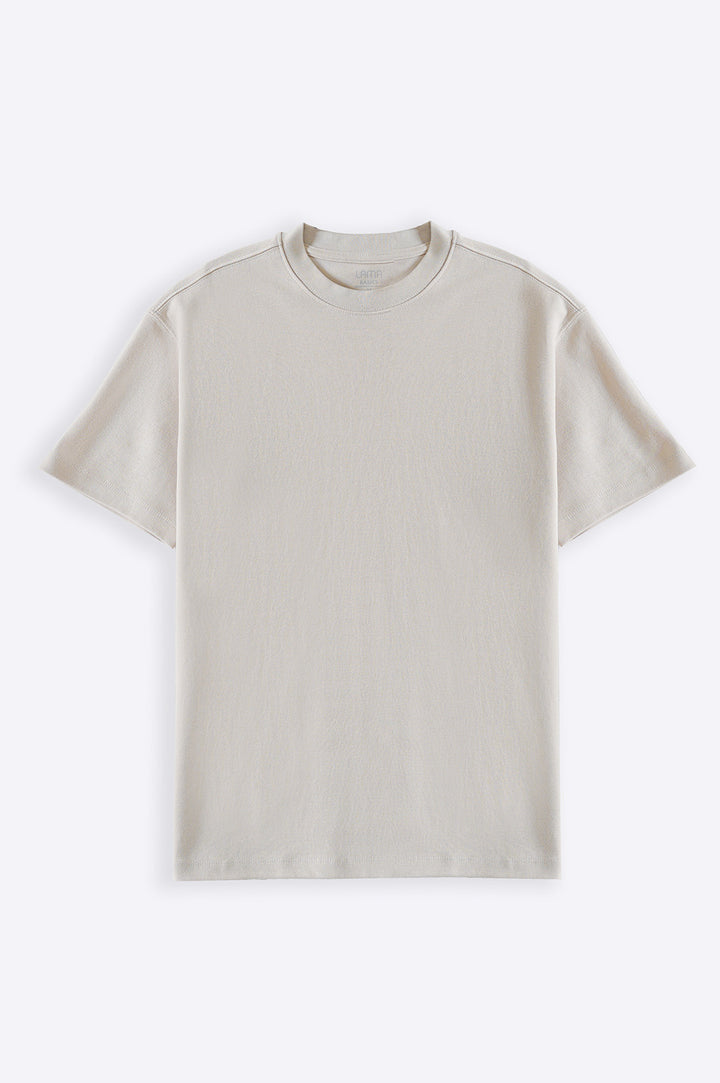 IVORY INTERLOCK TEE