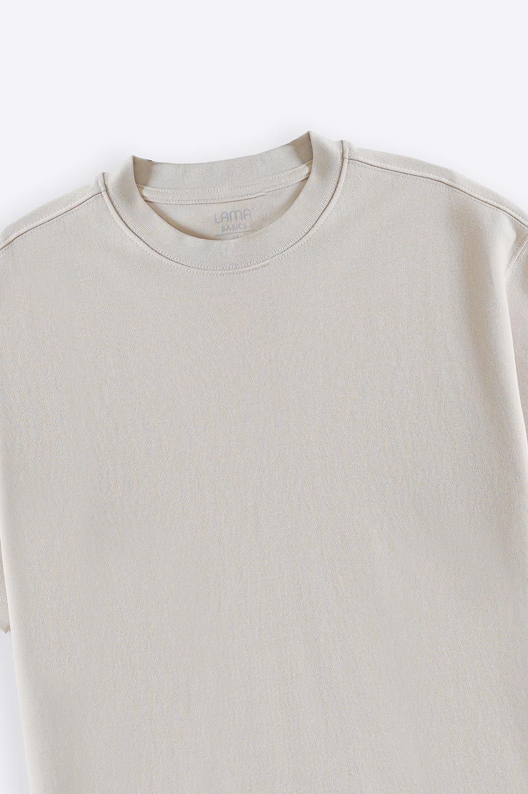 IVORY INTERLOCK TEE