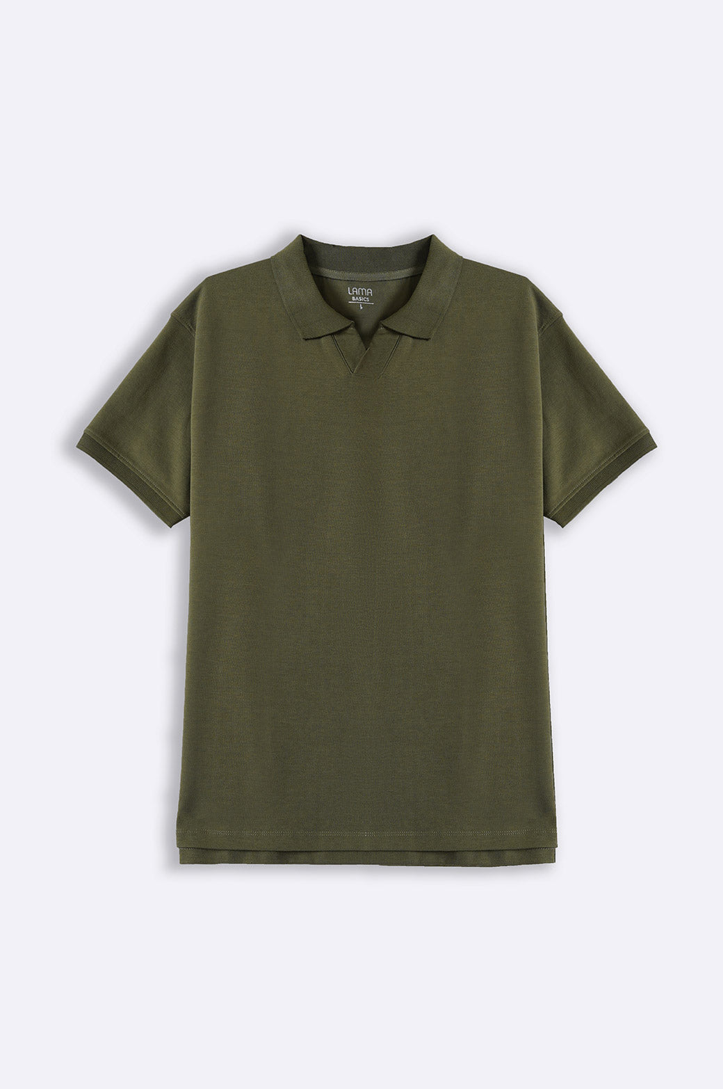 OLIVE JOHNNY COLLAR POLO