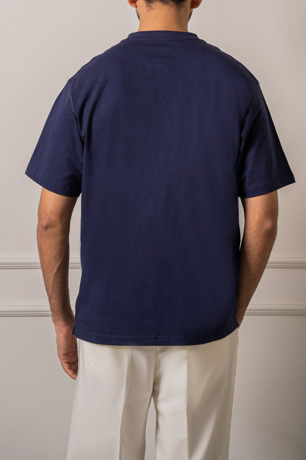 NAVY HEAVY WEIGHT TEE