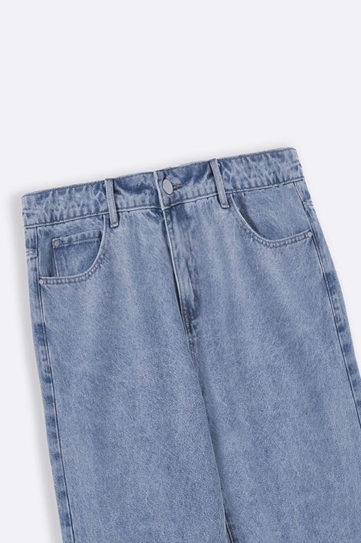 BLUE WIDE LEG JEANS