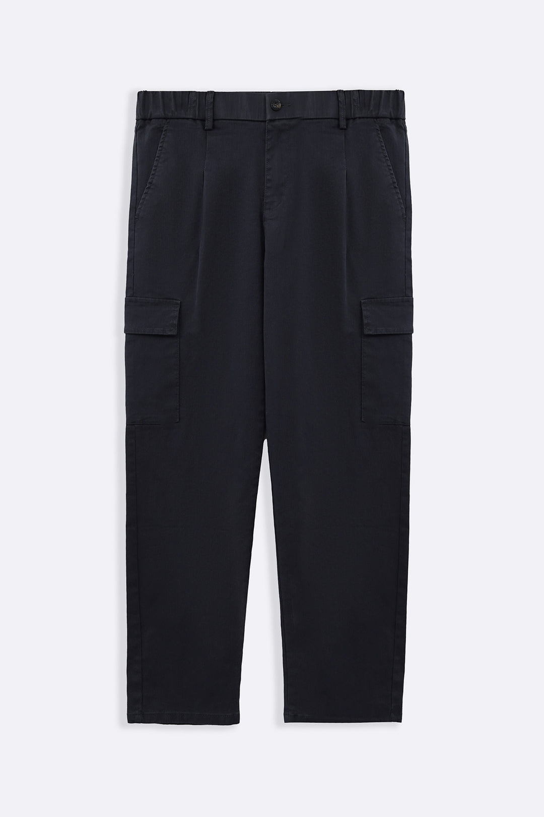 GREY EASY TAPERED CARGOS